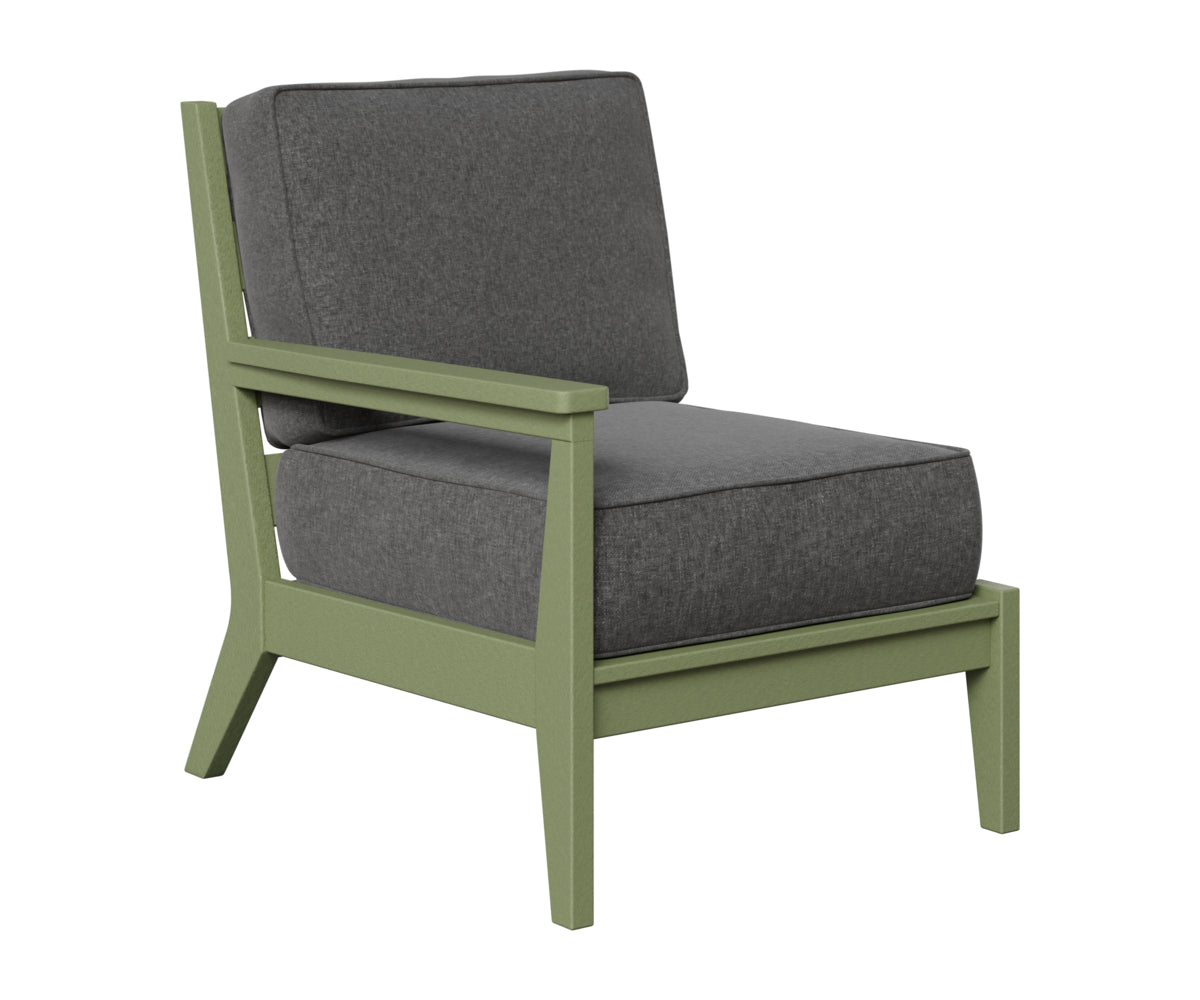 Berlin Gardens Mayhew Right Arm Club Chair in Sage