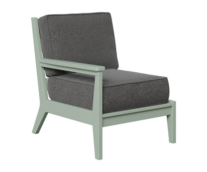 Berlin Gardens Mayhew Right Arm Club Chair in Sea Foam