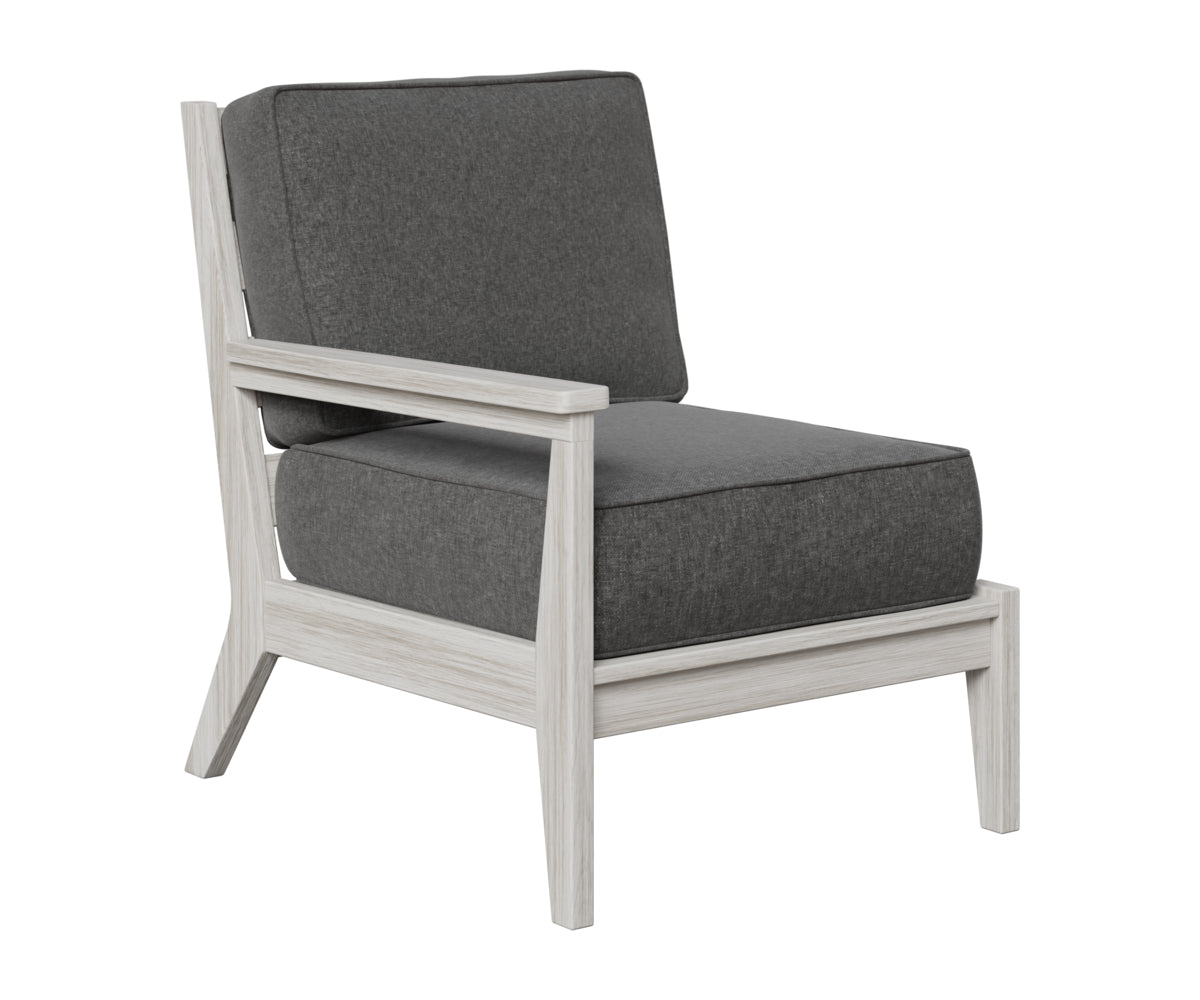 Berlin Gardens Mayhew Right Arm Club Chair in Seashell