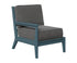 Berlin Gardens Mayhew Right Arm Club Chair in Slate