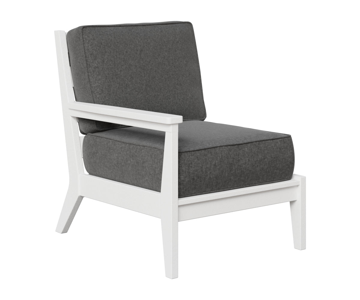 Berlin Gardens Mayhew Right Arm Club Chair in White