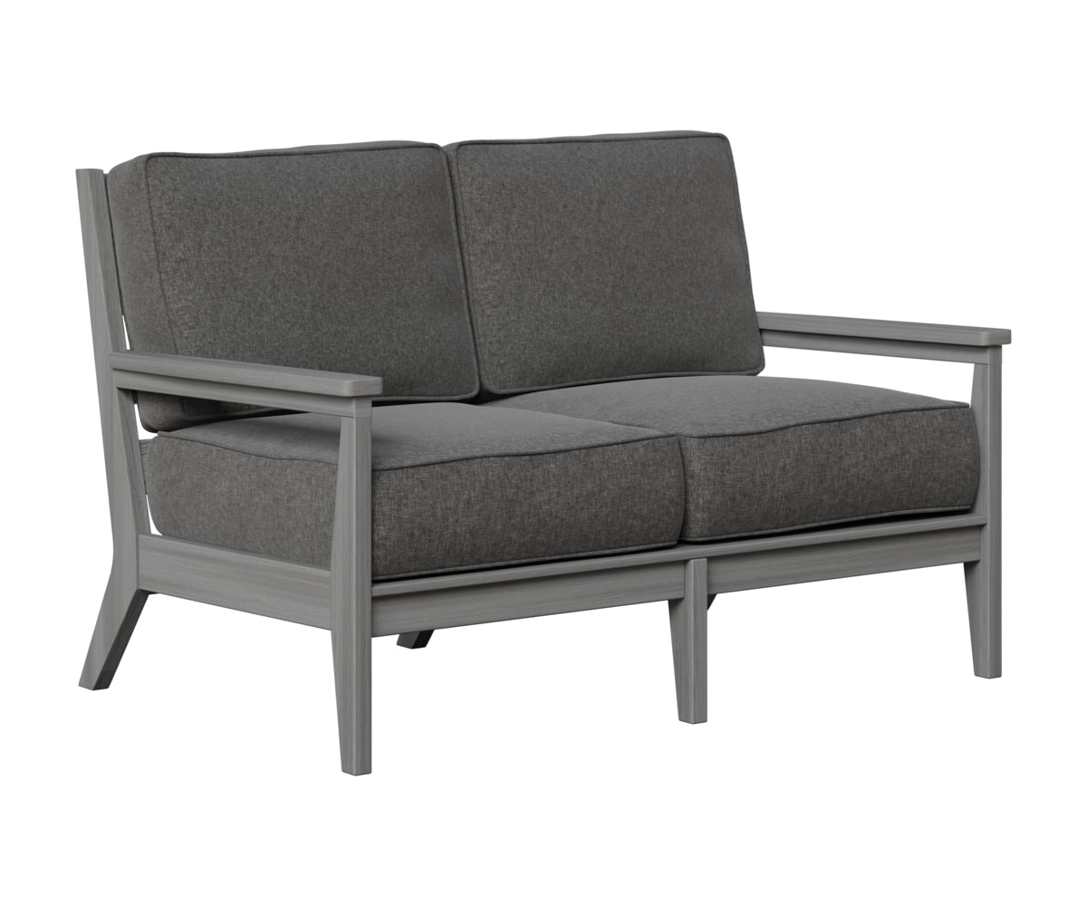 Berlin Gardens Mayhew Loveseat in Driftwood Gray