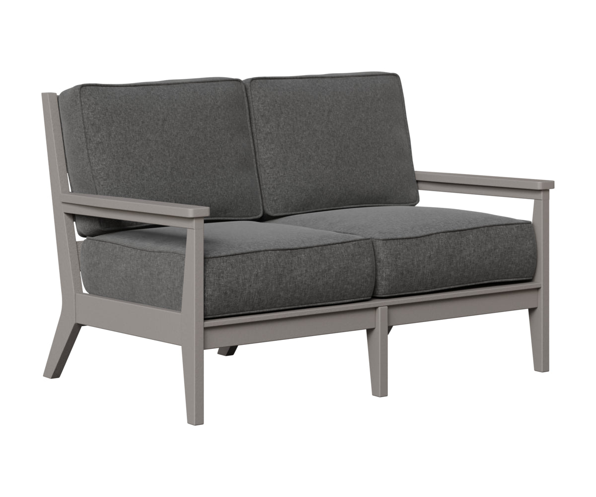 Berlin Gardens Mayhew Loveseat in Light Gray