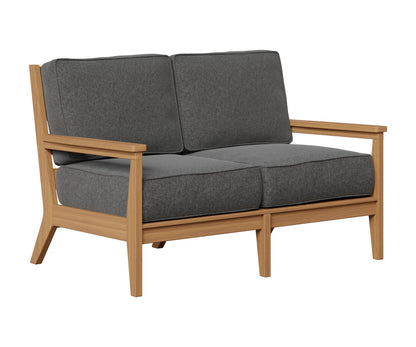 Berlin Gardens Mayhew Loveseat in Natural Teak