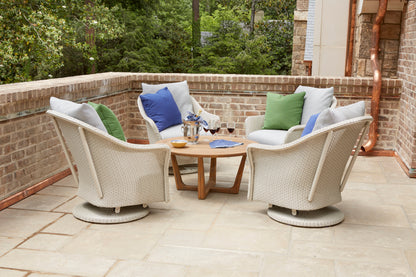 Lloyd Flanders Weekend Retreat Swivel Glider Lounge Chair, lifestyle photo 1