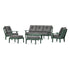 POLYWOOD Mission 6-Piece Lounge Sofa Set in Green
