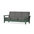 POLYWOOD Harbour Deep Seating Sofa in Green / Ash Charcoal