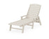 POLYWOOD Nautical Chaise with Arms in Sand