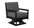 Berlin Gardens Mayhew Swivel Rocker in Black