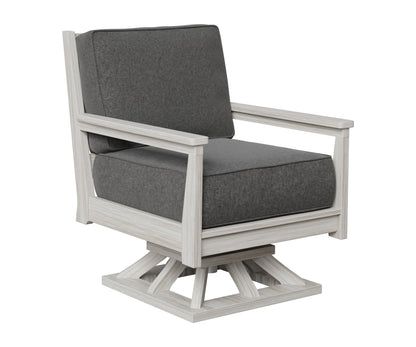 Berlin Gardens Mayhew Swivel Rocker in Seashell