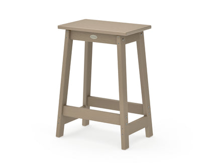 POLYWOOD Modern Studio Counter Stool in Vintage Sahara