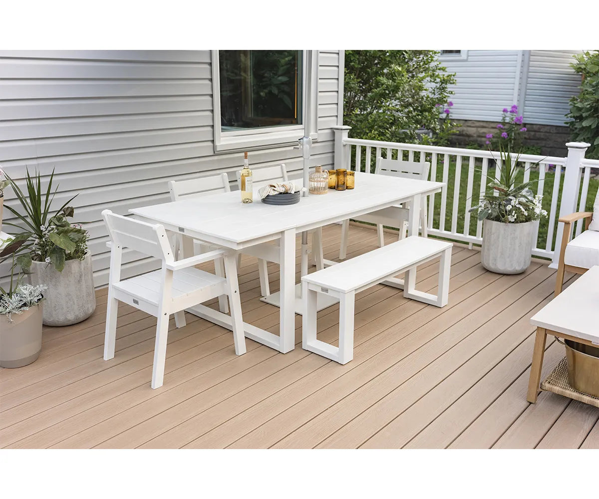Berlin Gardens Calla 48" Dining Bench, lifestyle photo 3