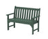POLYWOOD Vineyard 48" Bench in Green