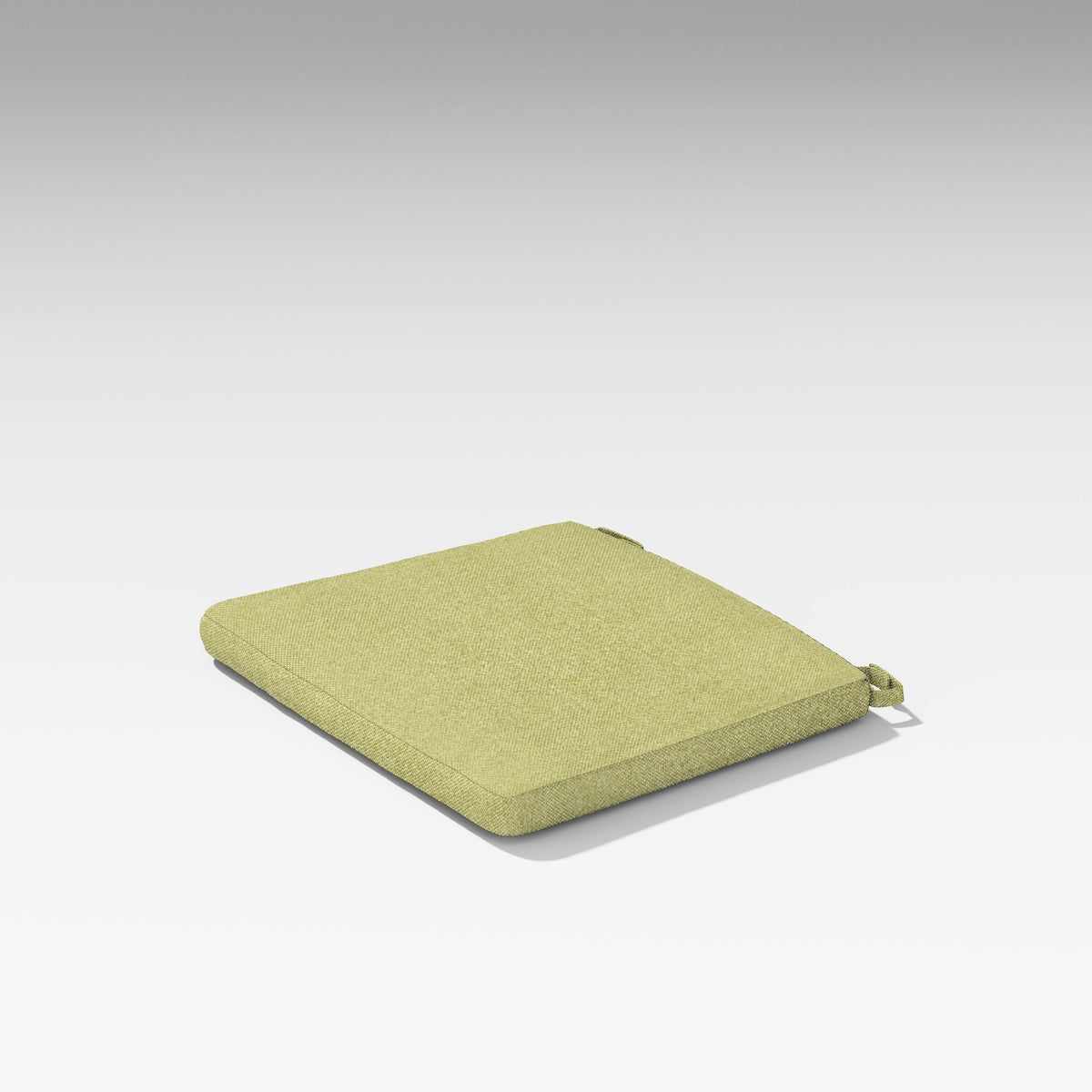 POLYWOOD Latitude Dining Chair Quick-Dry Seat Pad in Chartreuse Boucle