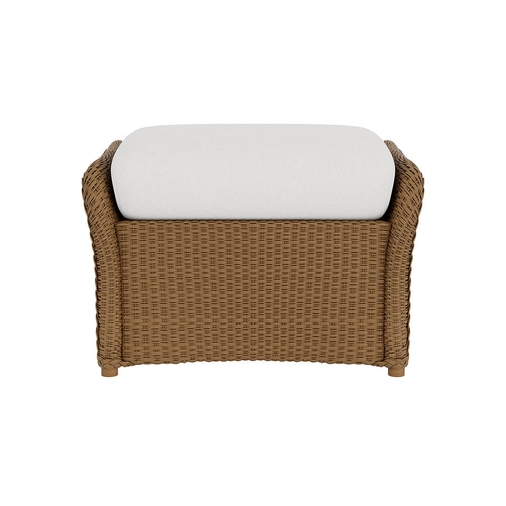 Lloyd Flanders Weekend Retreat Woven Ottoman, lifestyle photo 2