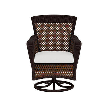 Lloyd Flanders Grand Traverse Swivel Dining Armchair, lifestyle photo 2