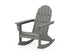 POLYWOOD Vineyard Adirondack Rocking Chair in Slate Grey