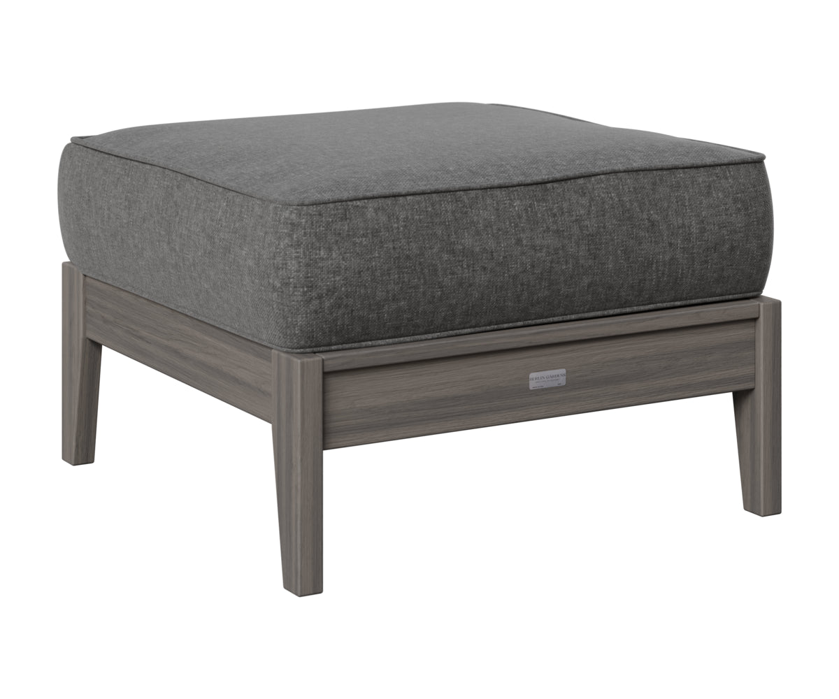 Berlin Gardens Mayhew Ottoman in Coastal Gray
