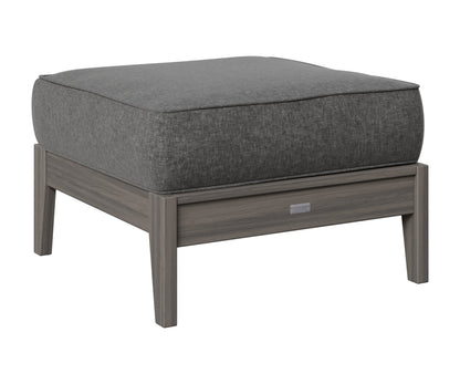 Berlin Gardens Mayhew Ottoman in Coastal Gray