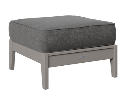 Berlin Gardens Mayhew Ottoman in Light Gray