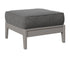 Berlin Gardens Mayhew Ottoman in Light Gray