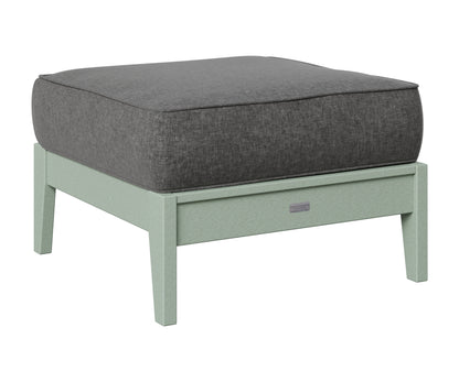 Berlin Gardens Mayhew Ottoman in Sea Foam