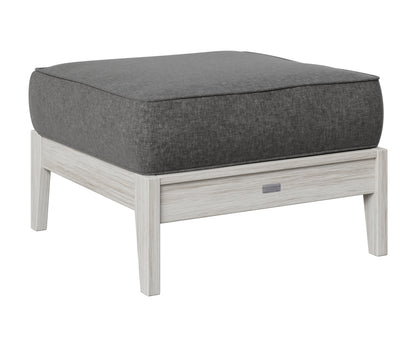 Berlin Gardens Mayhew Ottoman in Seashell