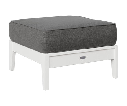 Berlin Gardens Mayhew Ottoman in White