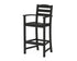 POLYWOOD La Casa Café Bar Arm Chair in Black