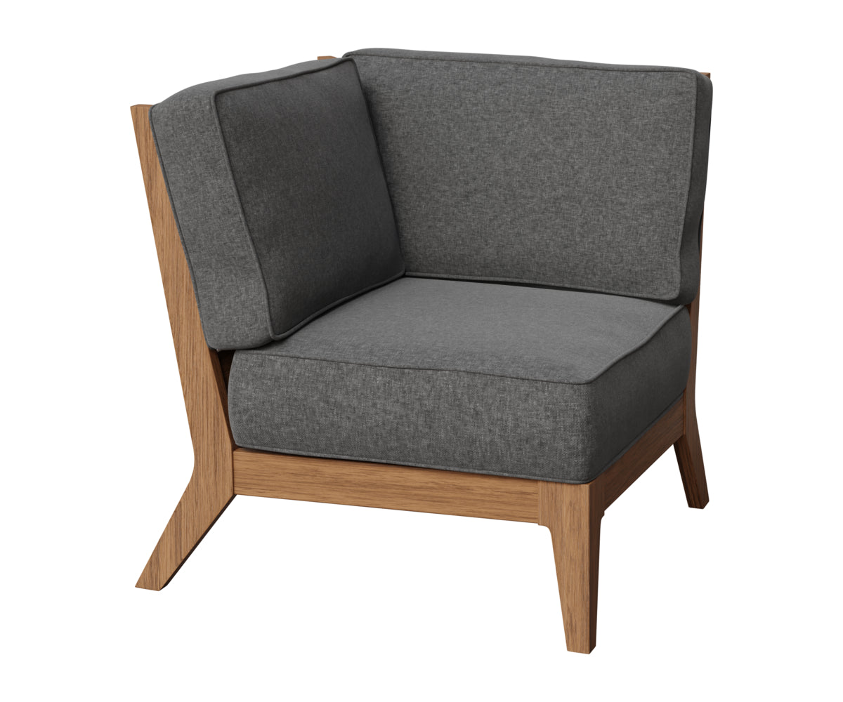 Berlin Gardens Mayhew Corner Section in Antique Mahogany