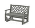 POLYWOOD Chinoiserie 48" Glider in Slate Grey