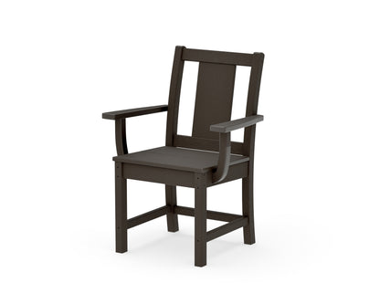 POLYWOOD Prairie Dining Arm Chair in Vintage Coffee