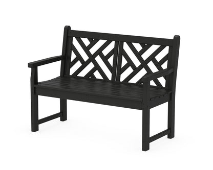 POLYWOOD Chippendale 48" Bench in Black