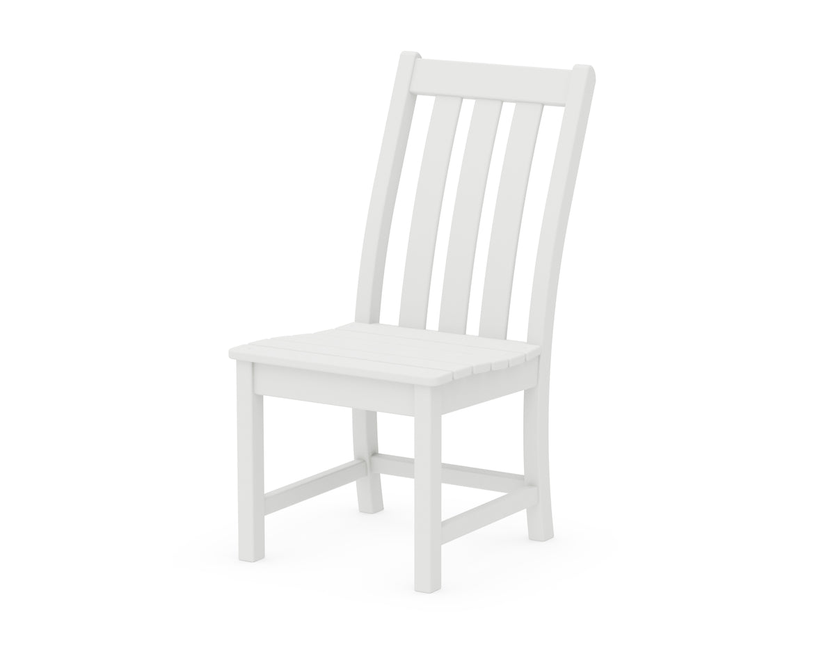 POLYWOOD Vineyard Dining Side Chair in White