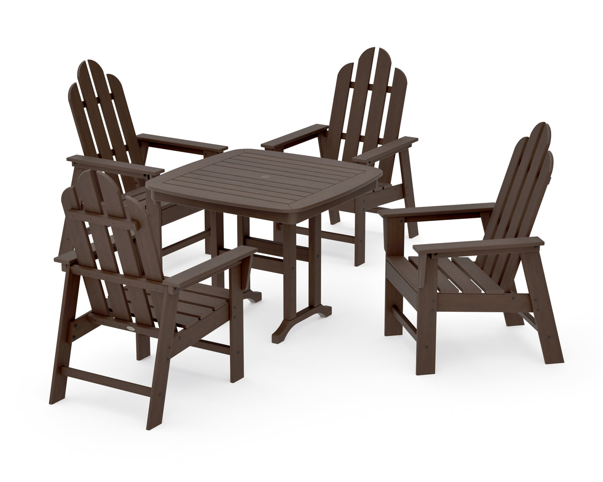 POLYWOOD Long Island 5-Piece Dining Set in Kona