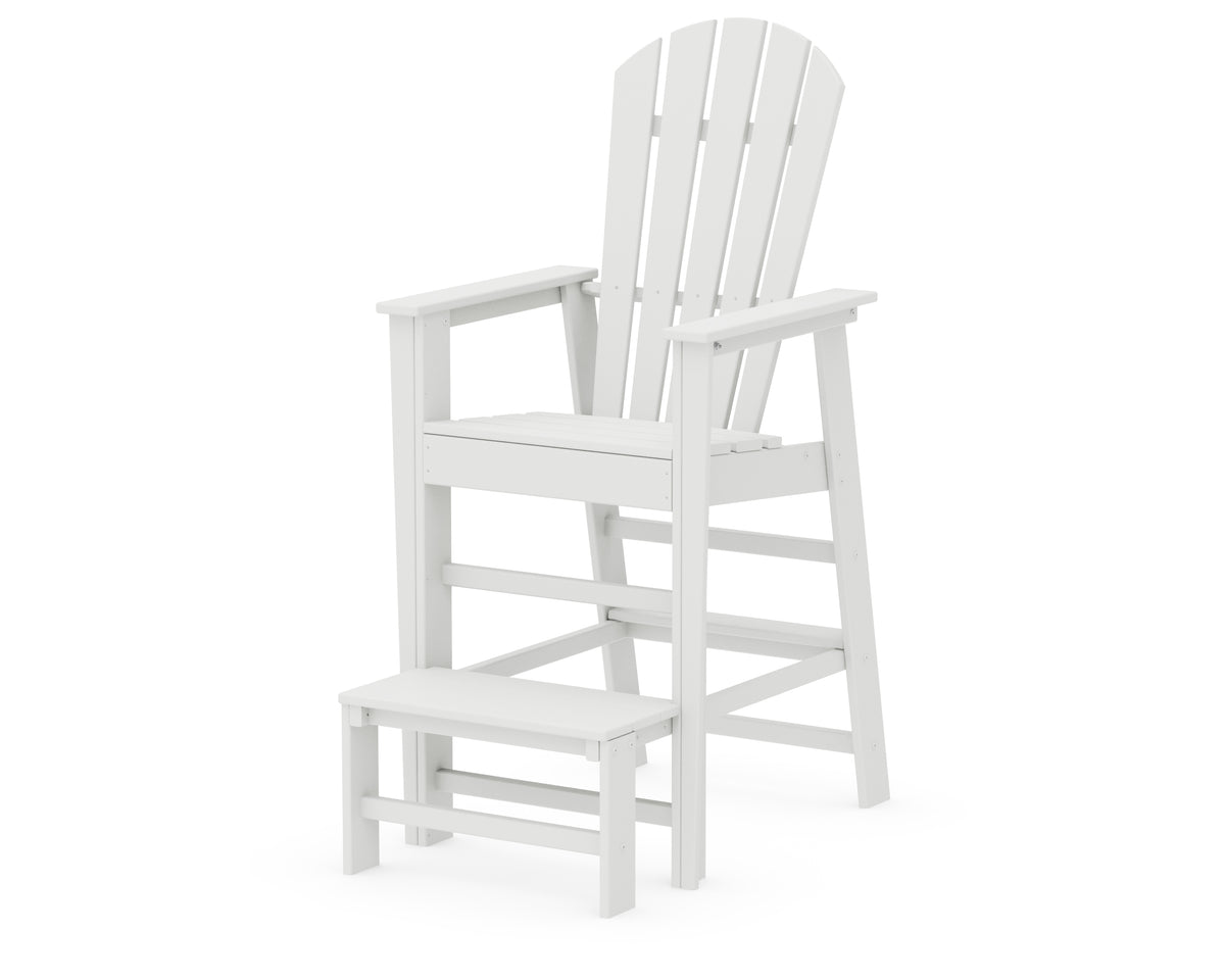 POLYWOOD South Beach Lifeguard Chair in White