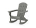 POLYWOOD Nautical Adirondack Rocking Chair in Slate Grey