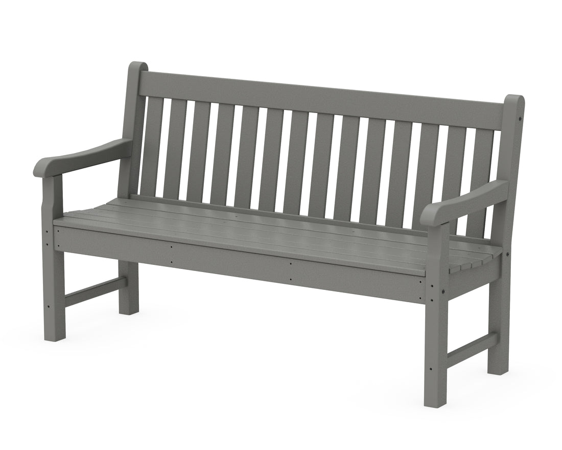 POLYWOOD Rockford 60" Bench in Slate Grey