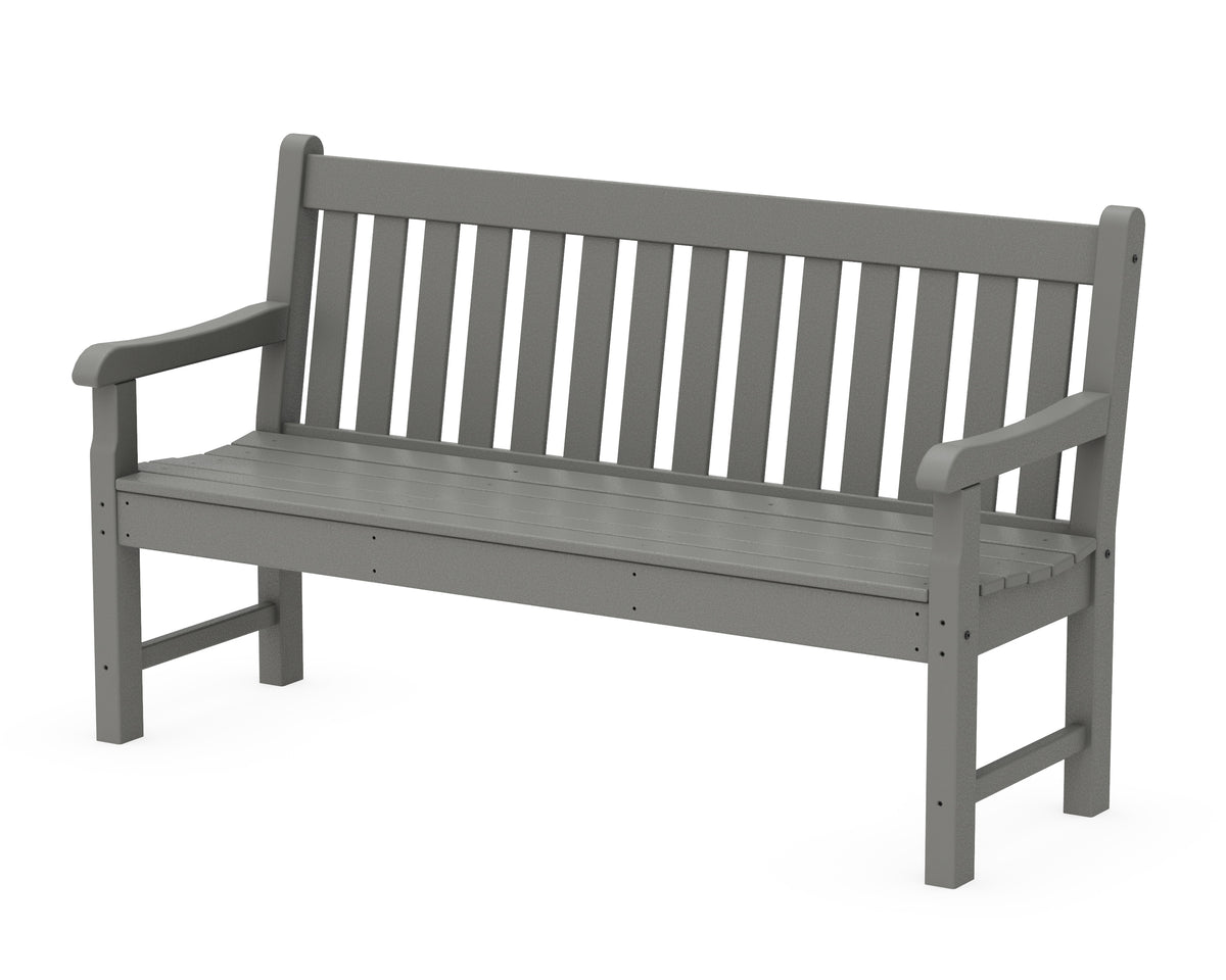 POLYWOOD Rockford 60" Bench in Slate Grey