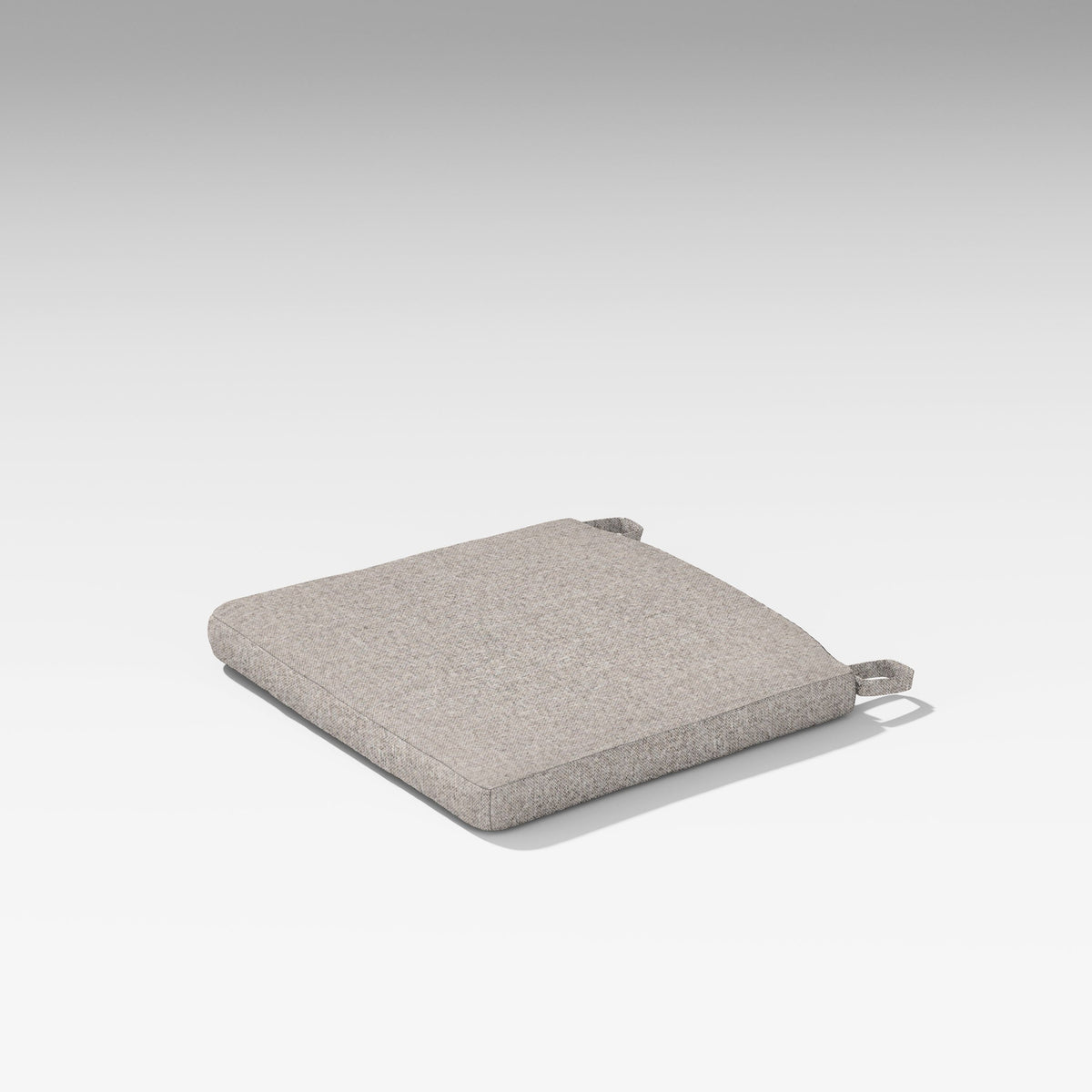 POLYWOOD Estate Dining Seat Pad in Weathered Tweed