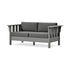 POLYWOOD Acadia Deep Seating Loveseat in Slate Grey / Ash Charcoal
