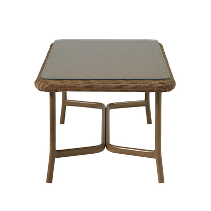 Lloyd Flanders Lloyd Loom 53" Rectangular Cocktail Table – 1x1 Weave, lifestyle photo 4