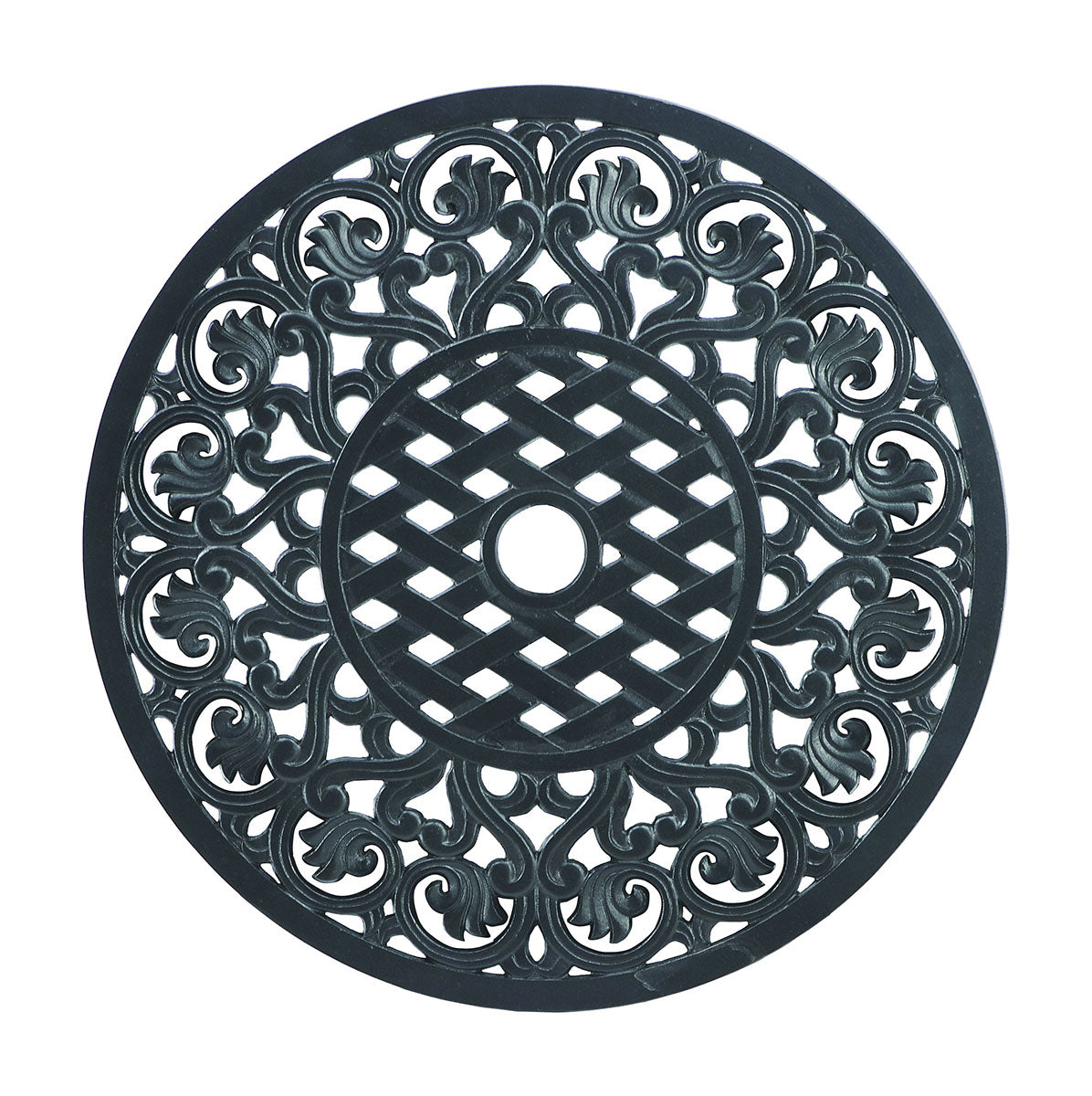 Gensun Michigan 23" Lazy Susan in Black