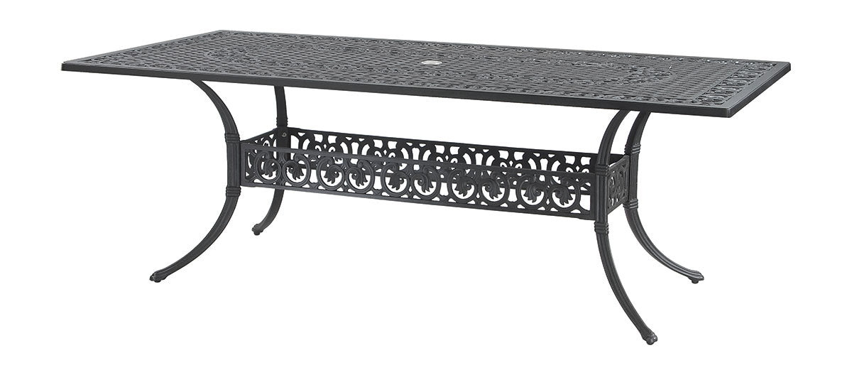Gensun Michigan 38" x 72" Rectangular Dining Table in Black