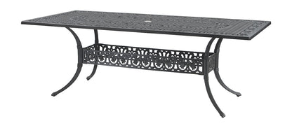 Gensun Michigan 38" x 72" Rectangular Dining Table in Black