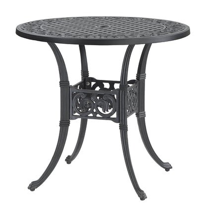 Gensun Michigan 32" Round Dining Table in Black
