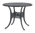 Gensun Michigan 36" Round Dining Table in Black