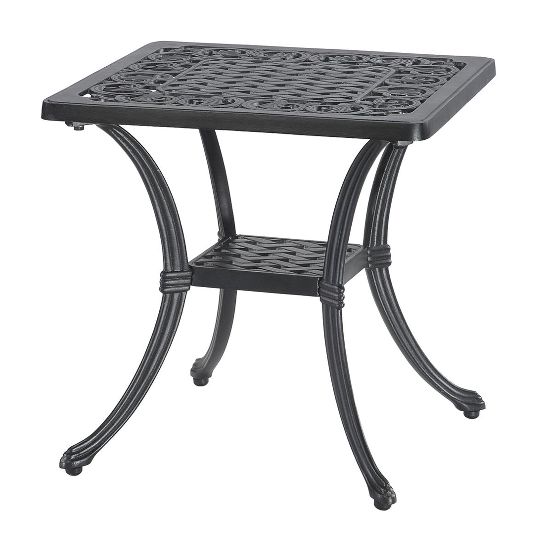 Gensun Michigan 21" Square End Table in Black