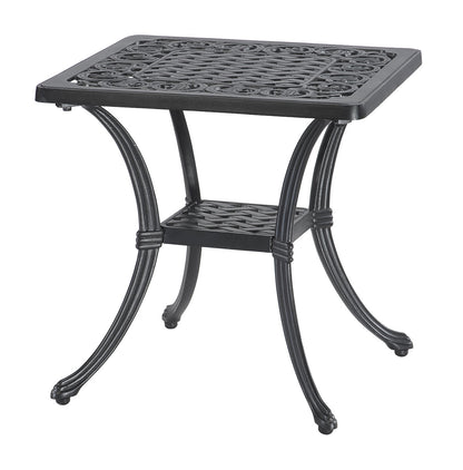 Gensun Michigan 21" Square End Table in Black