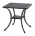 Gensun Michigan 21" Square End Table in Black